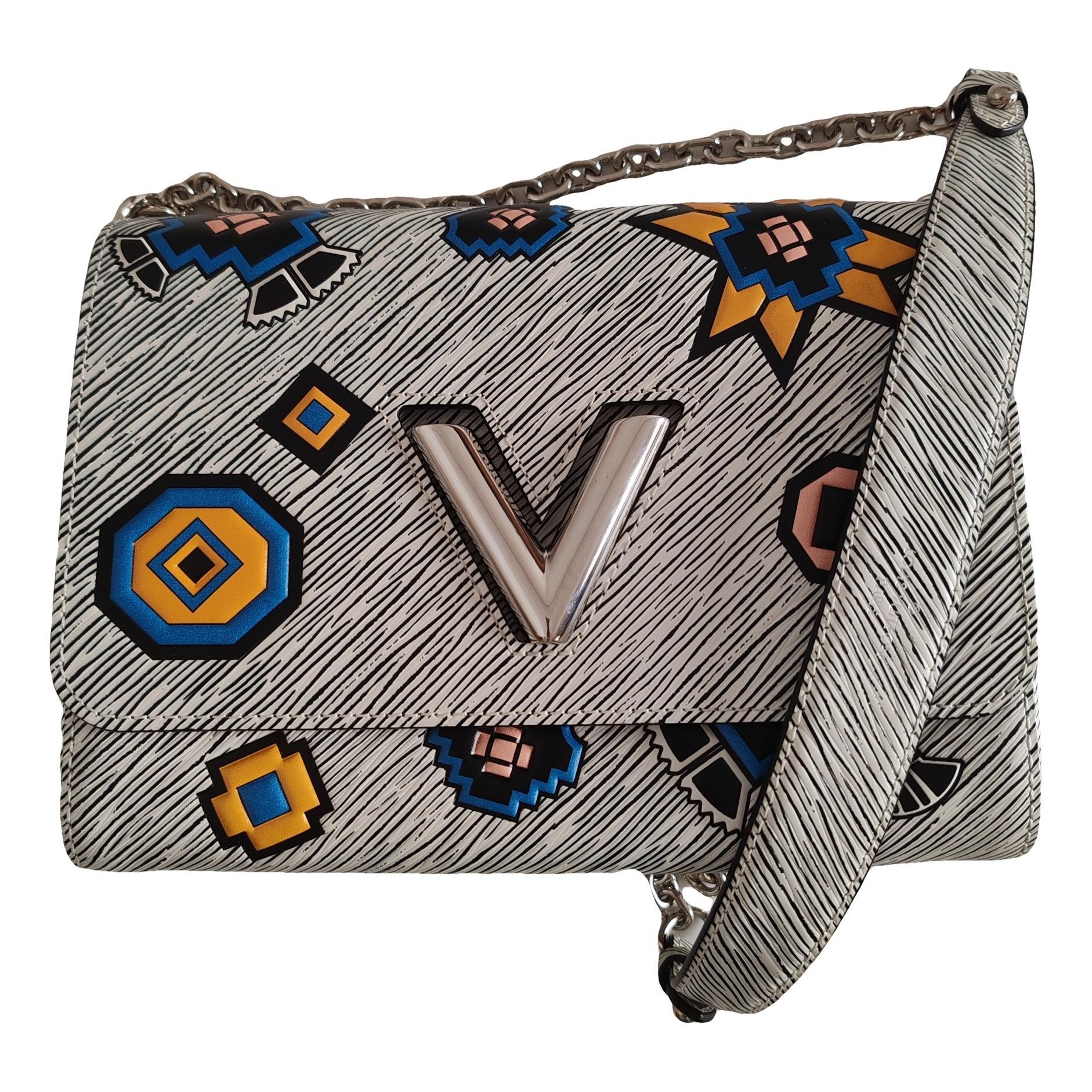 Twist leather handbag