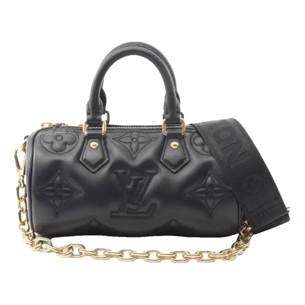 Papillon BB leather handbag