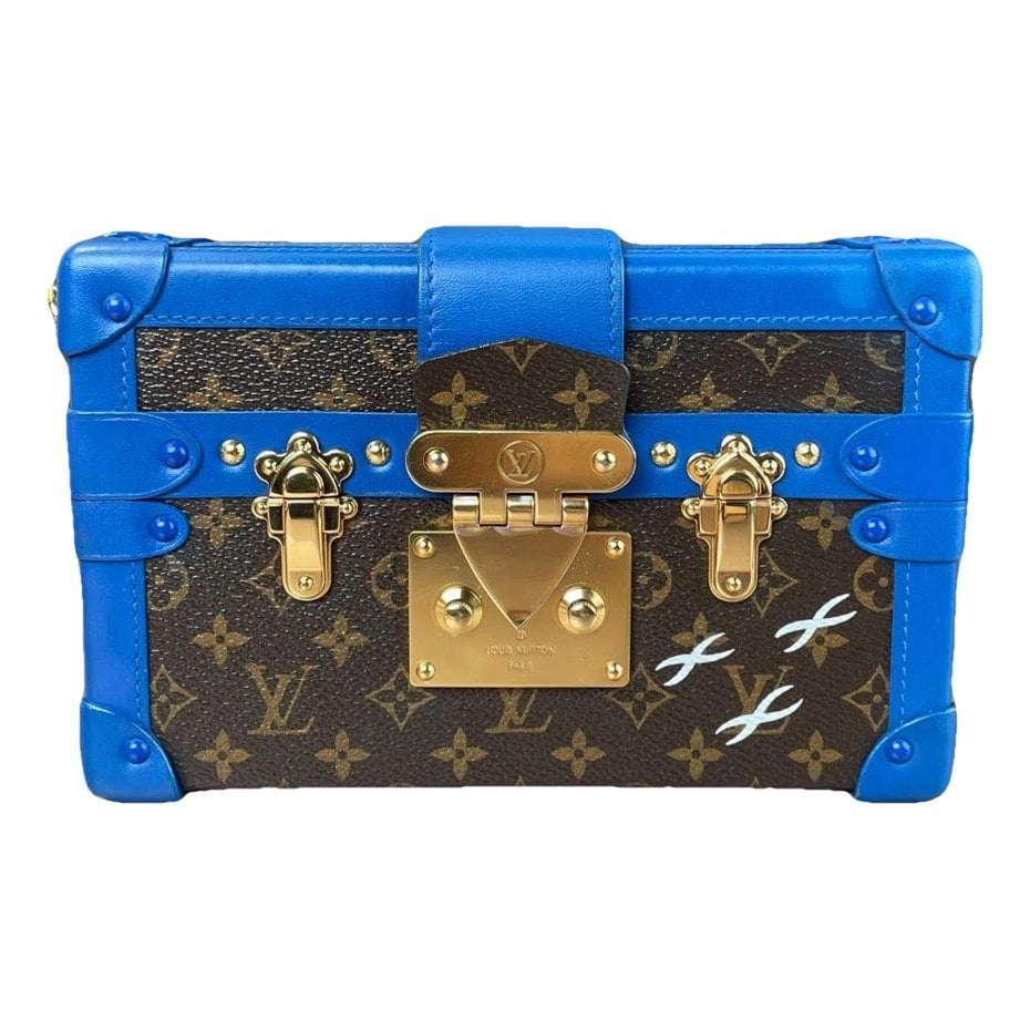 Petite Malle leather handbag