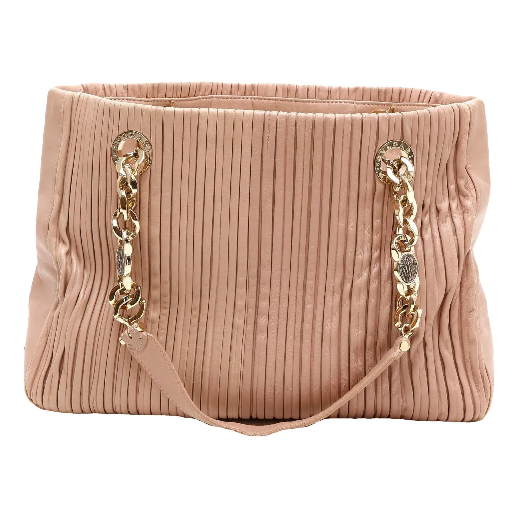 Leather tote