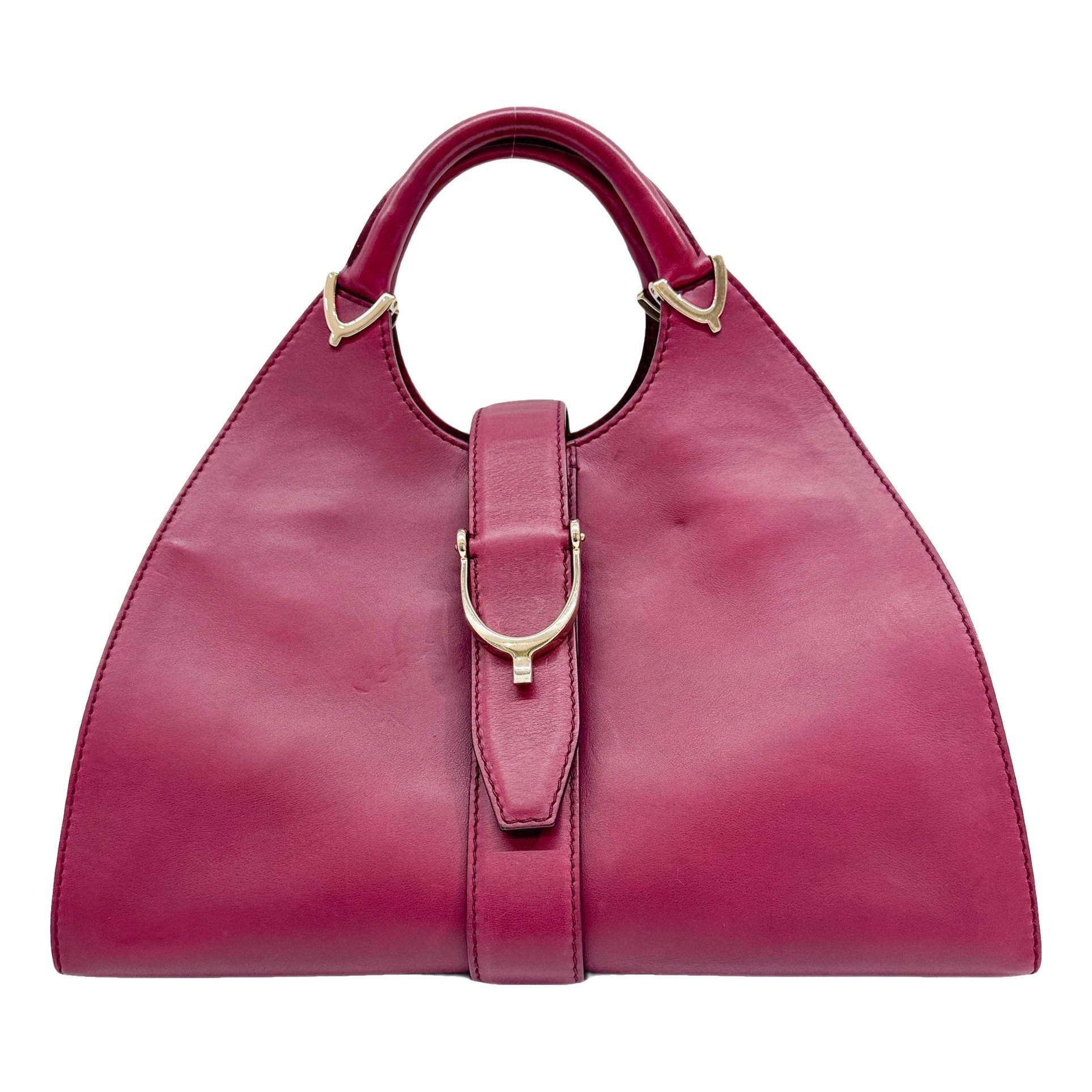 Stirrup leather handbag