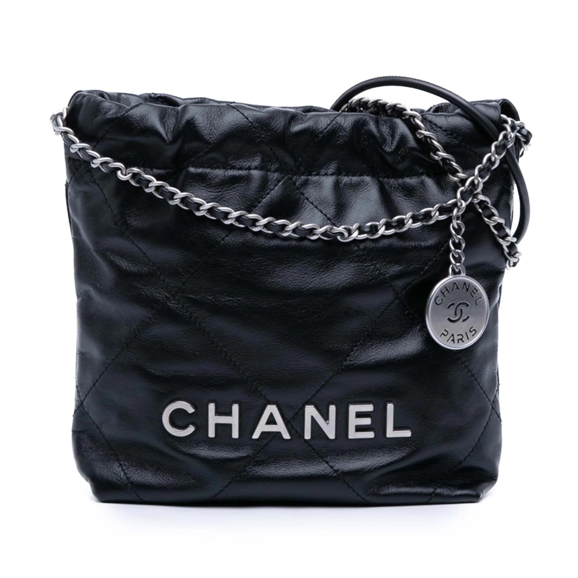 Chanel 22 pony-style calfskin satchel