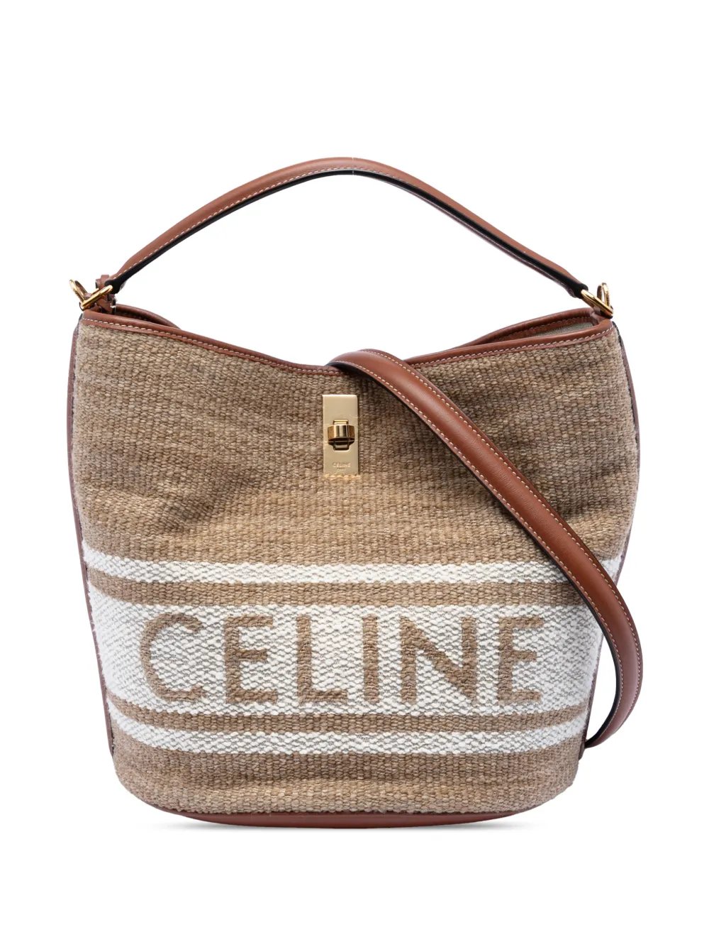2021 Jute 16 bucket bag