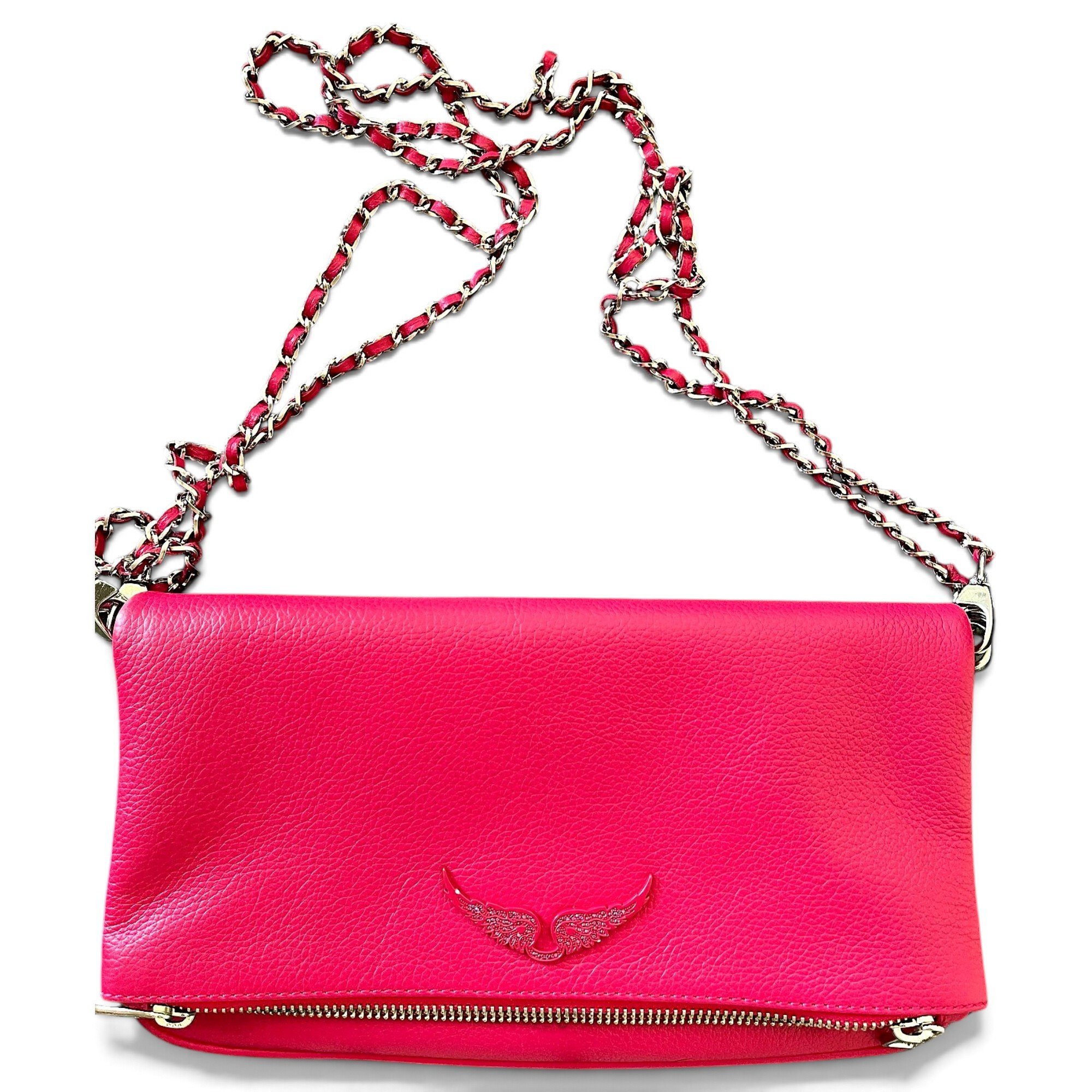 Rock leather crossbody bag