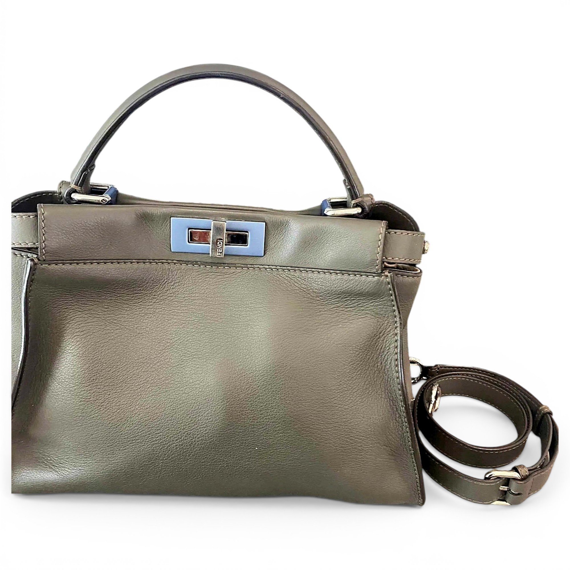 Peekaboo leather crossbody bag