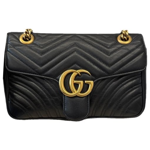 GG Marmont Flap leather crossbody bag