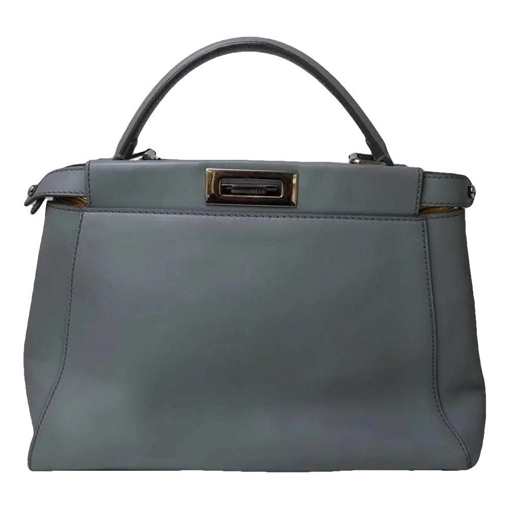 Peekaboo leather handbag