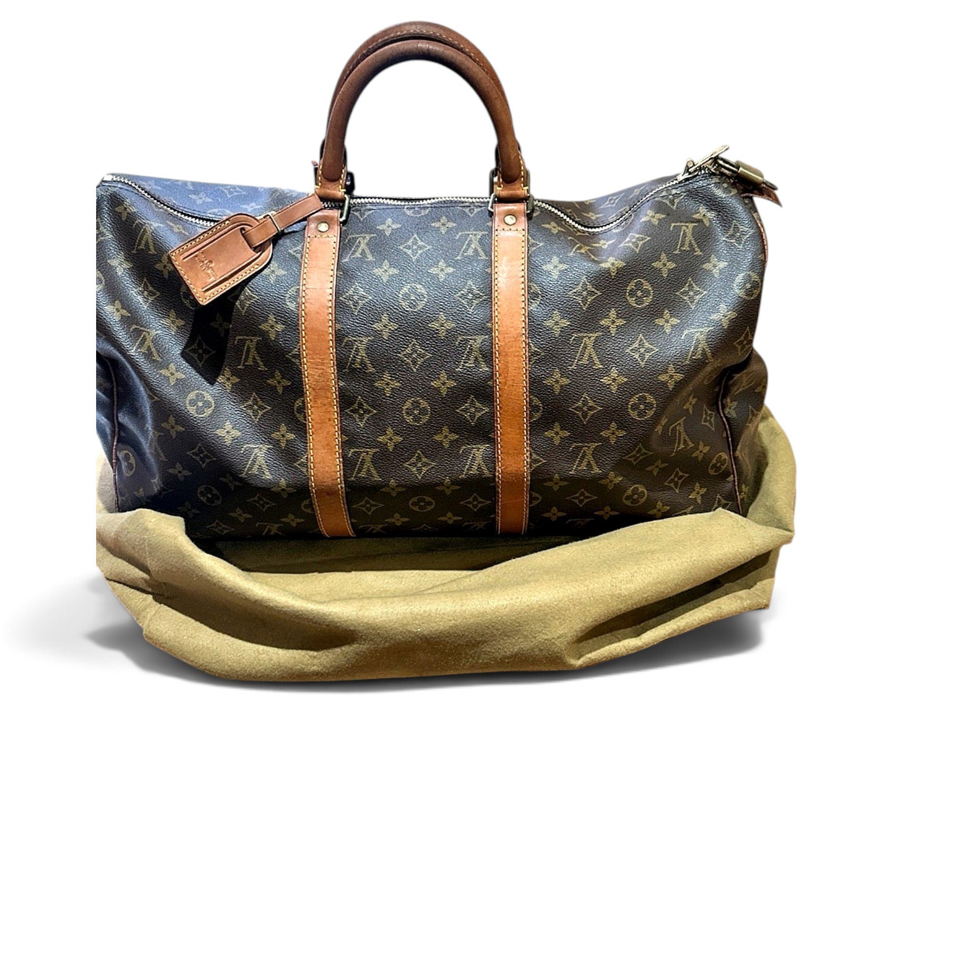 Keepall leather 24h bag