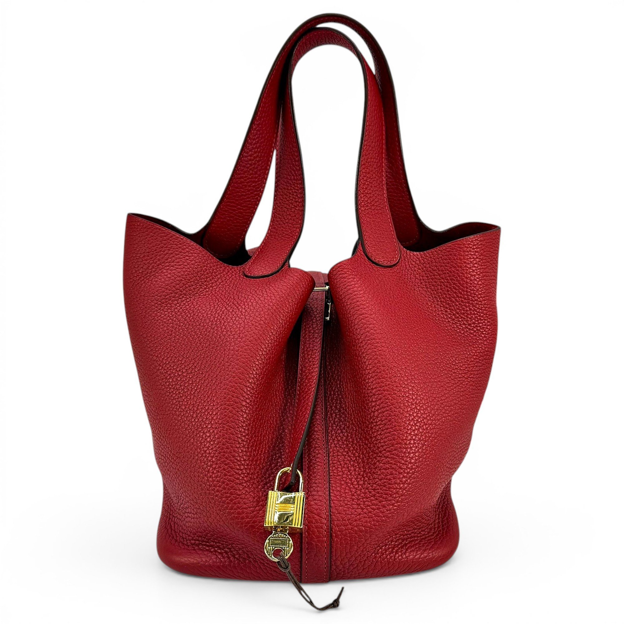Picotin leather handbag