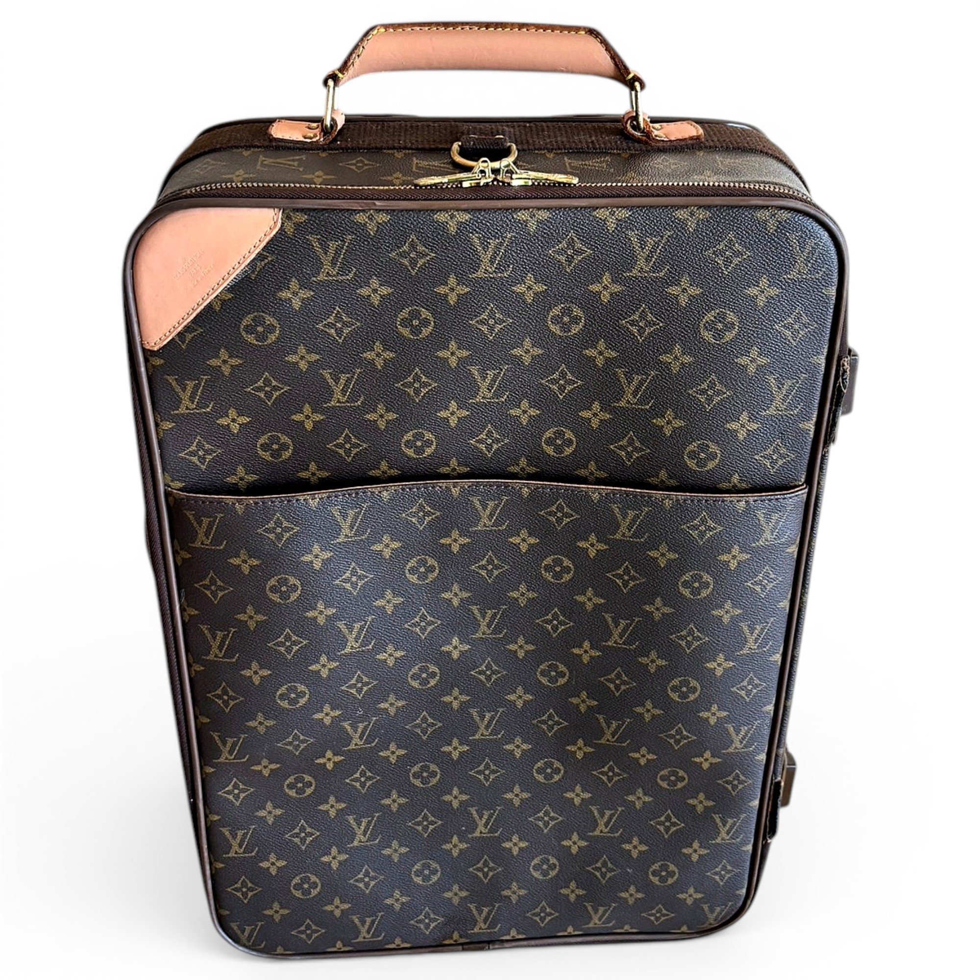 Pegase leather travel bag