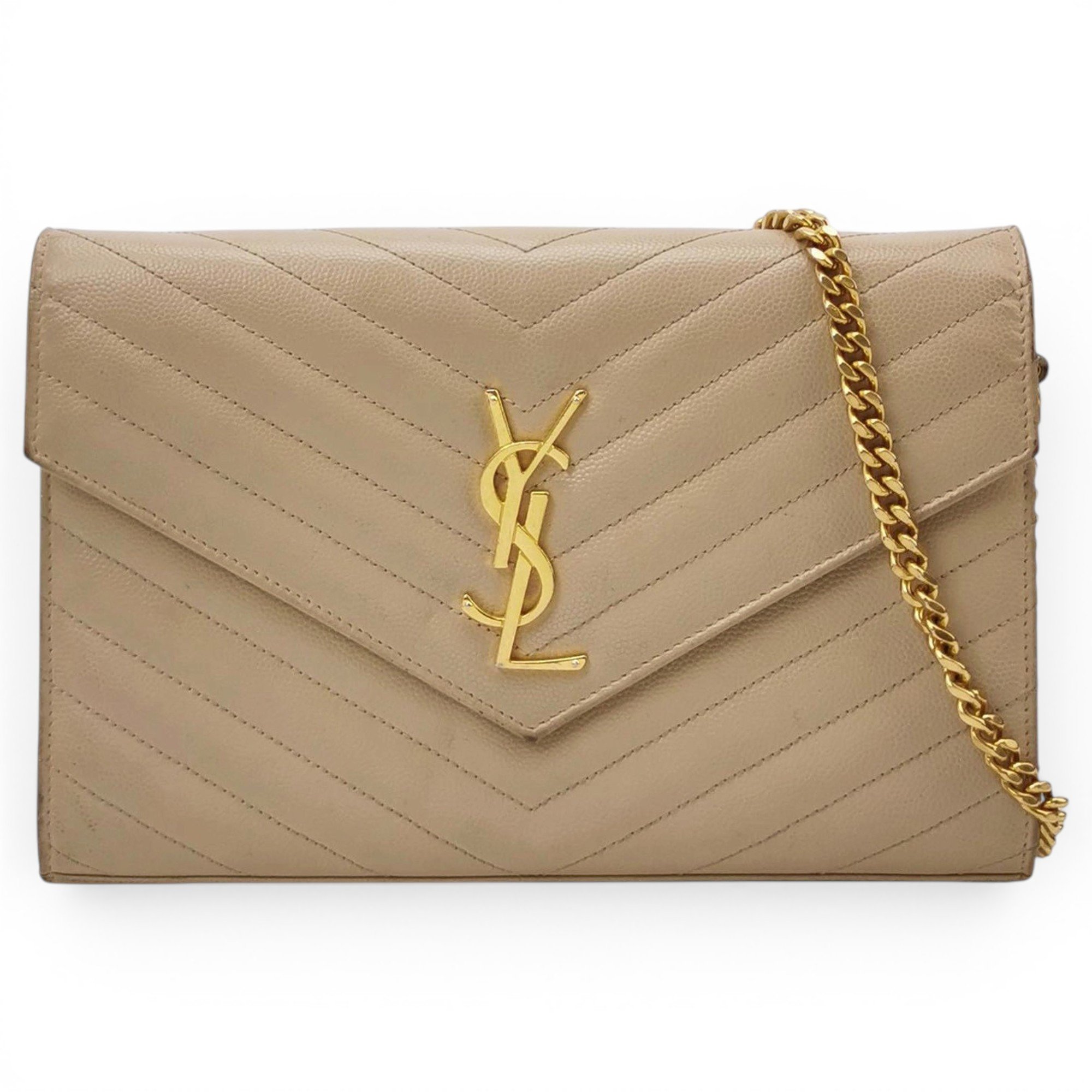 Portefeuille enveloppe leather crossbody bag