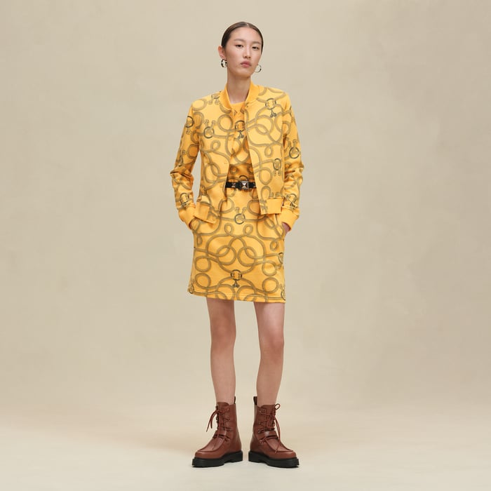 Jaune Mimosa "Palefroi Remix" Varsity Jacket