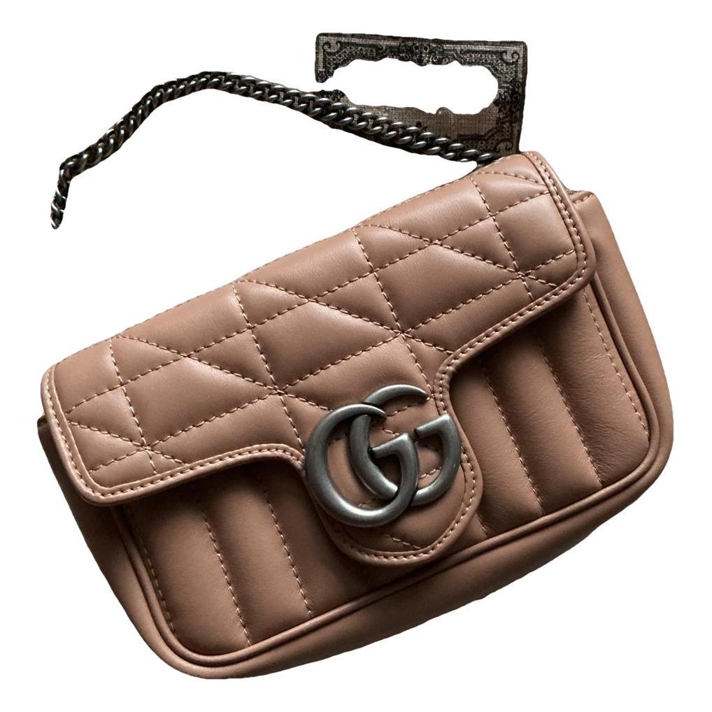 GG Marmont Flap leather handbag
