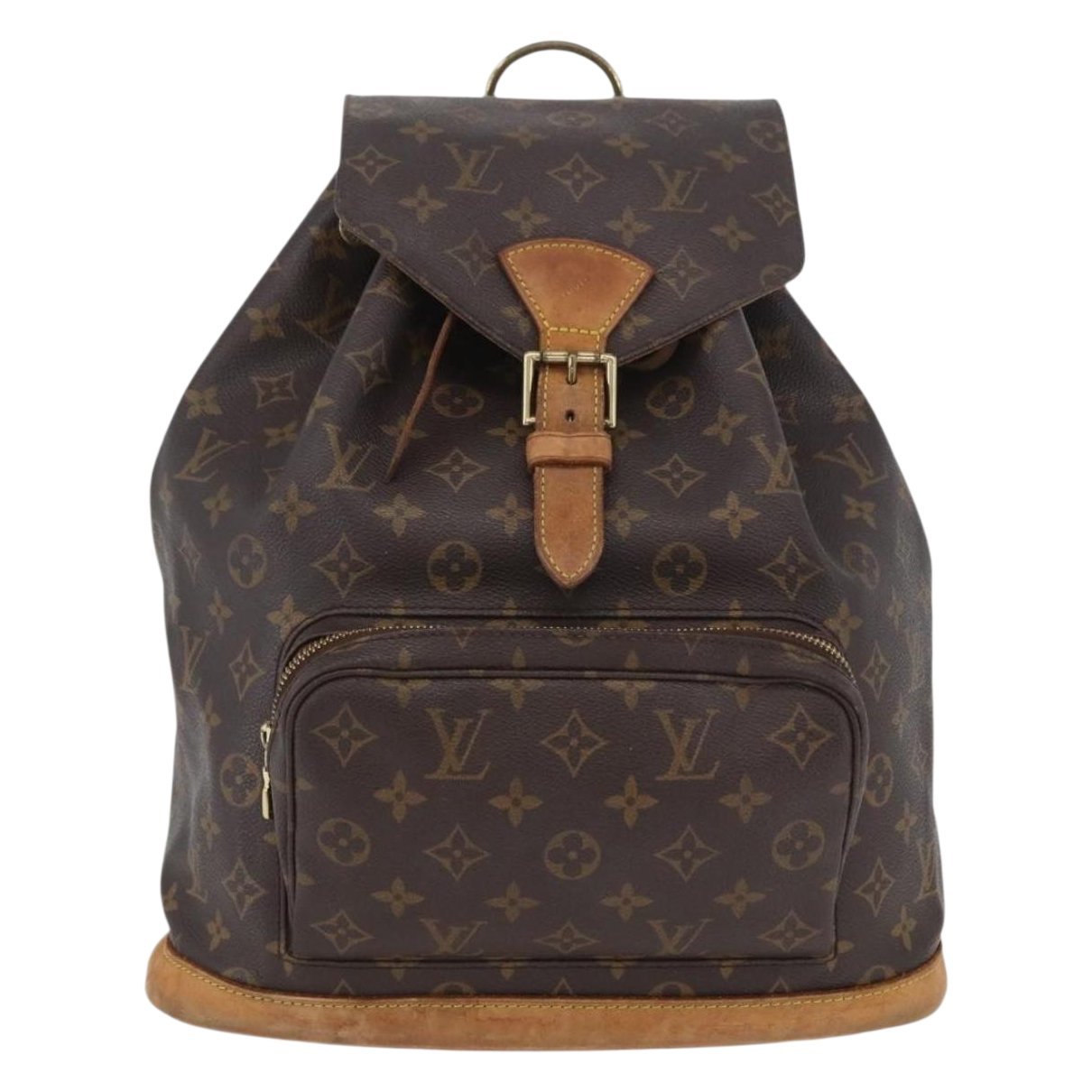 Montsouris leather backpack