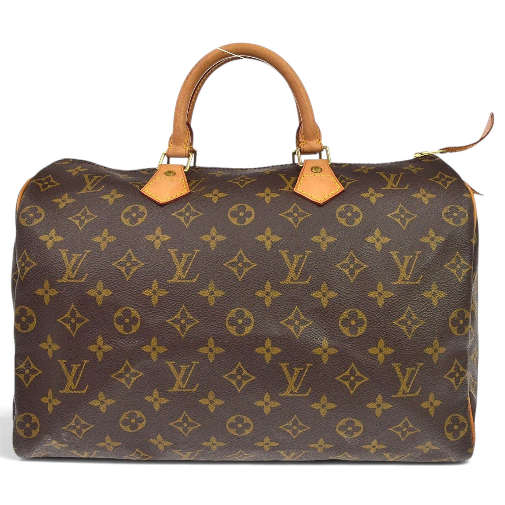 Speedy leather handbag