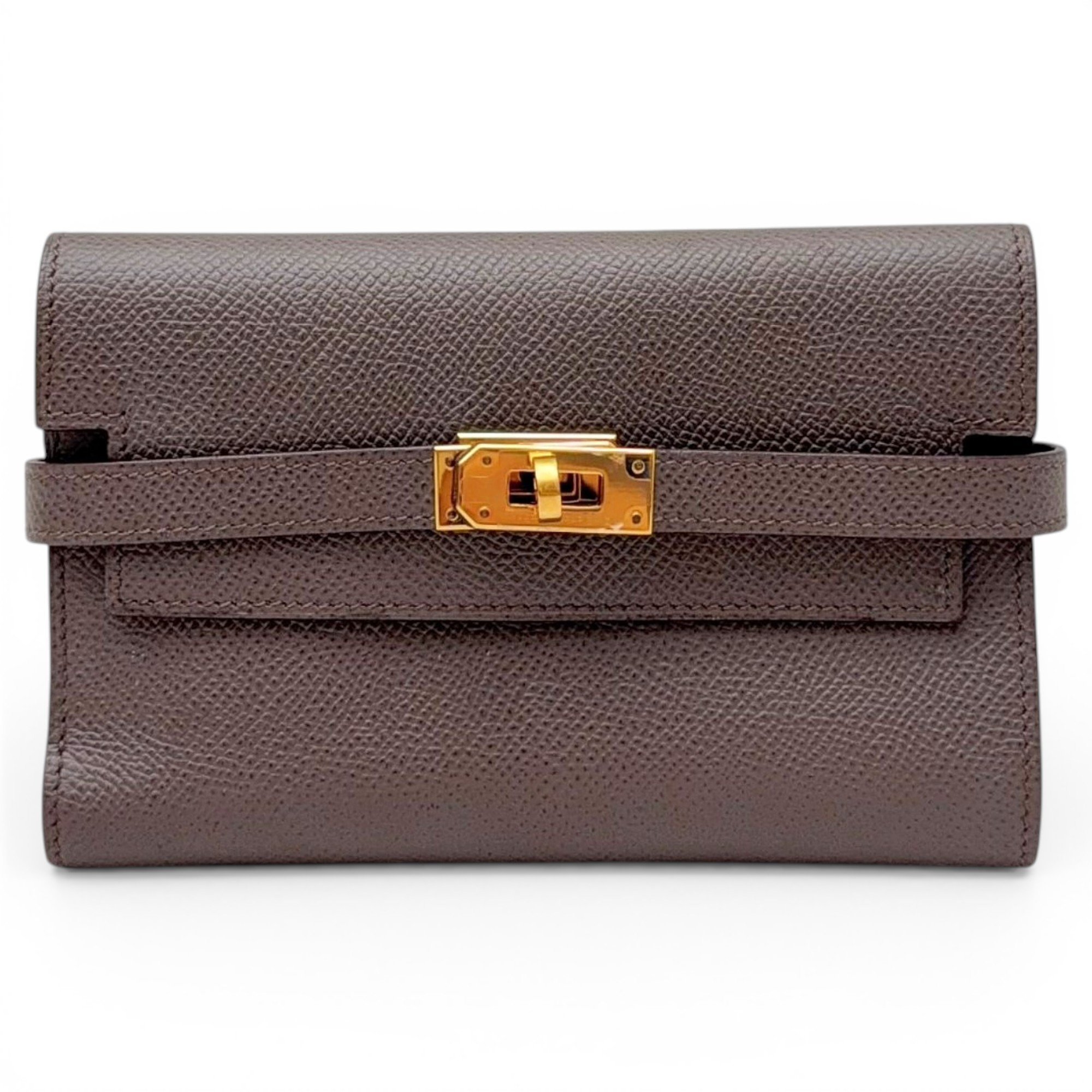 Kelly to go leather clutch bag