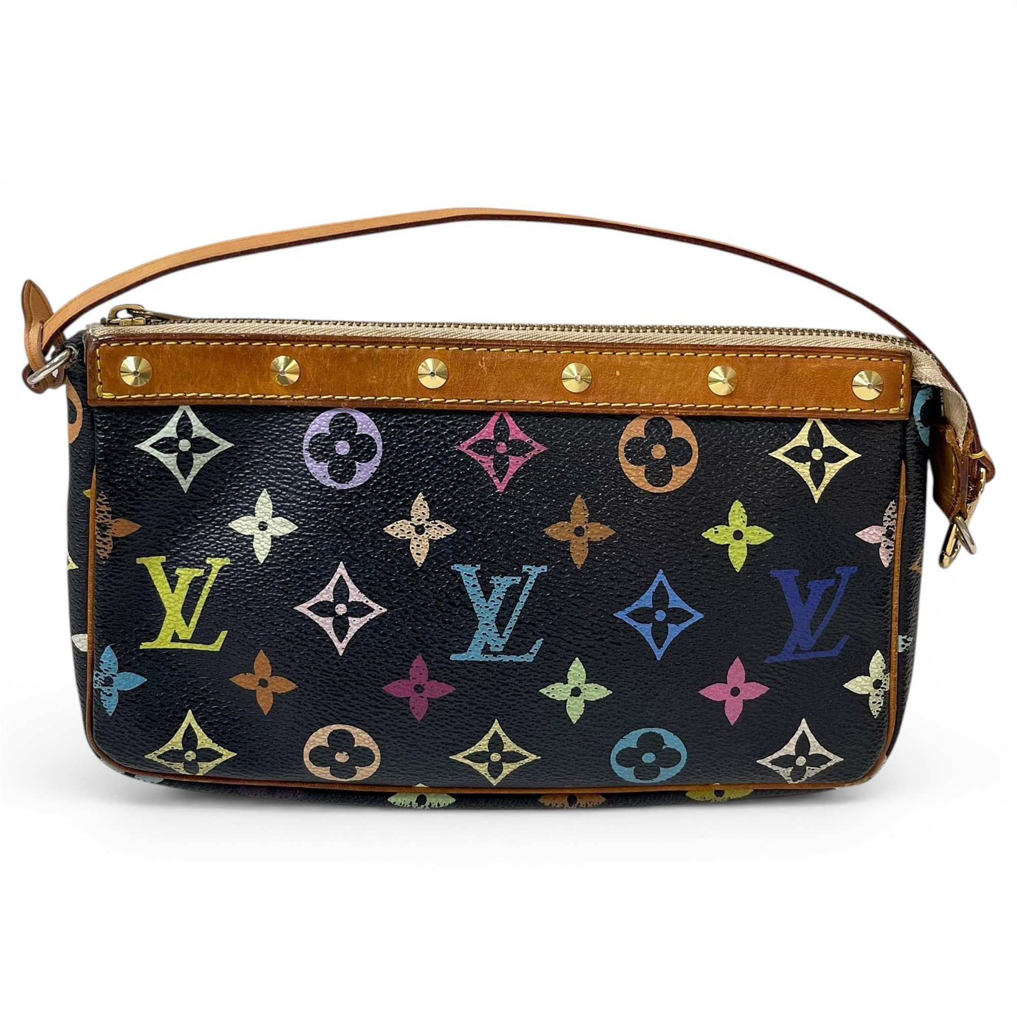 Pochette Accessoire leather handbag