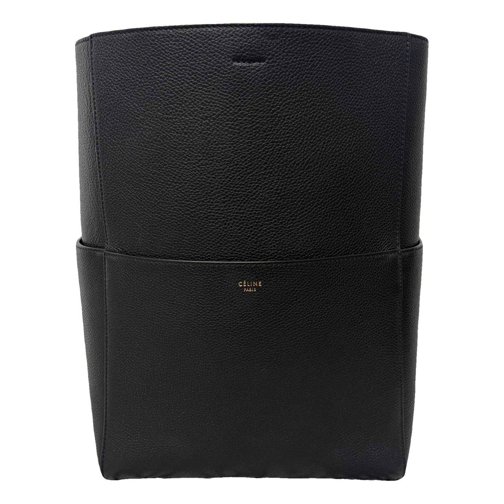 Seau Sangle leather handbag