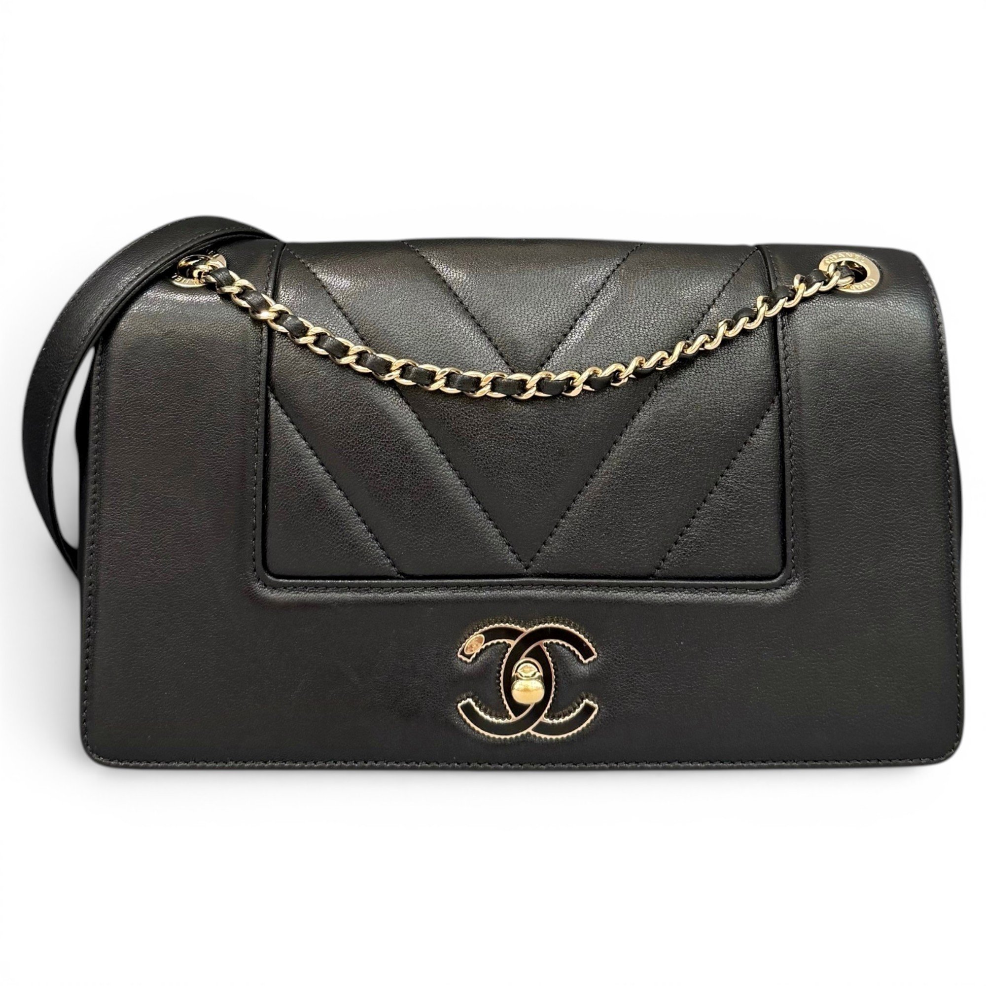Mademoiselle leather handbag