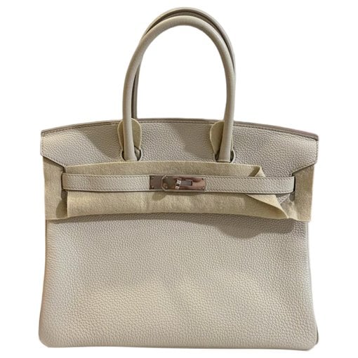 Hermes Birkin 30 Handbag Beton Togo Leather 2022