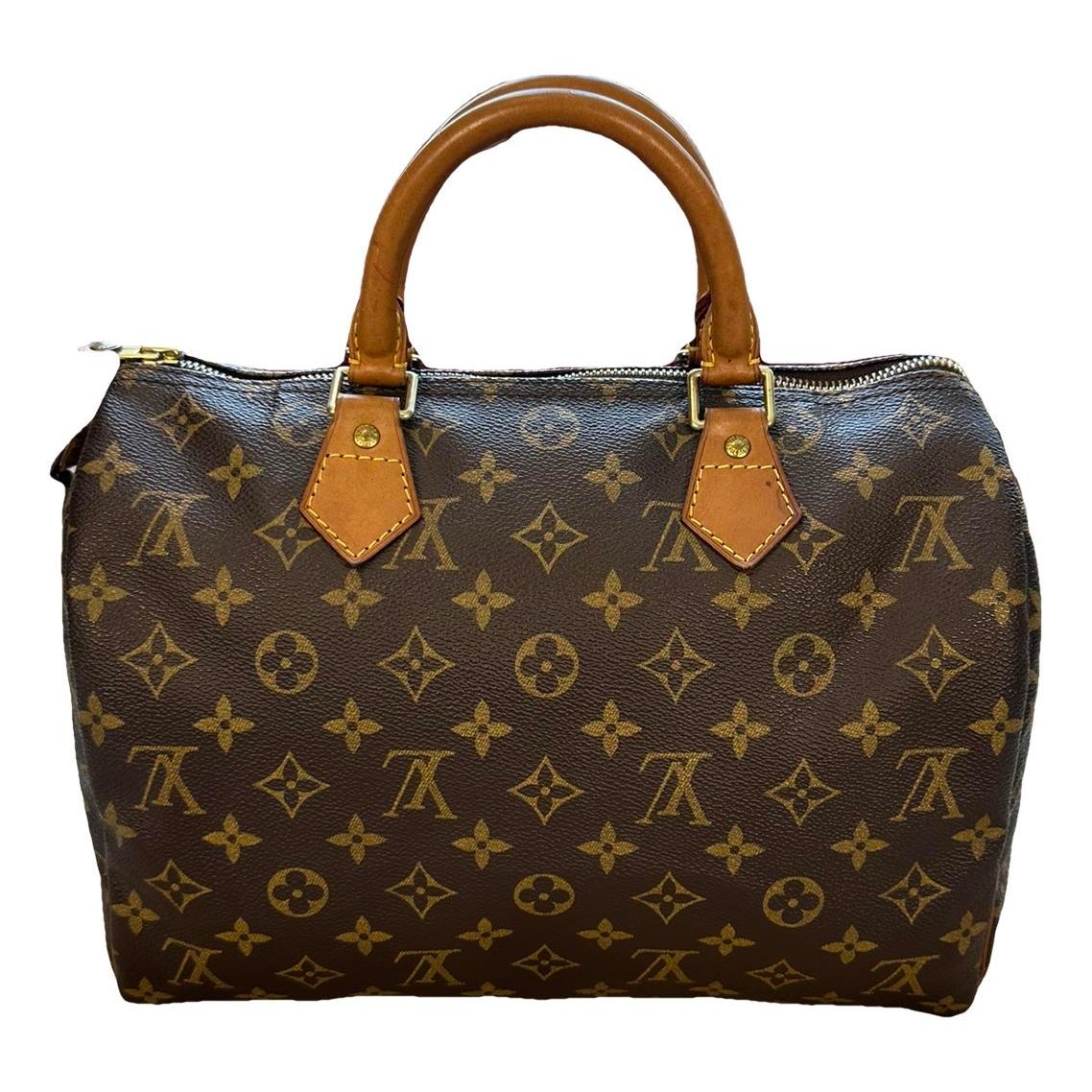 Speedy leather handbag