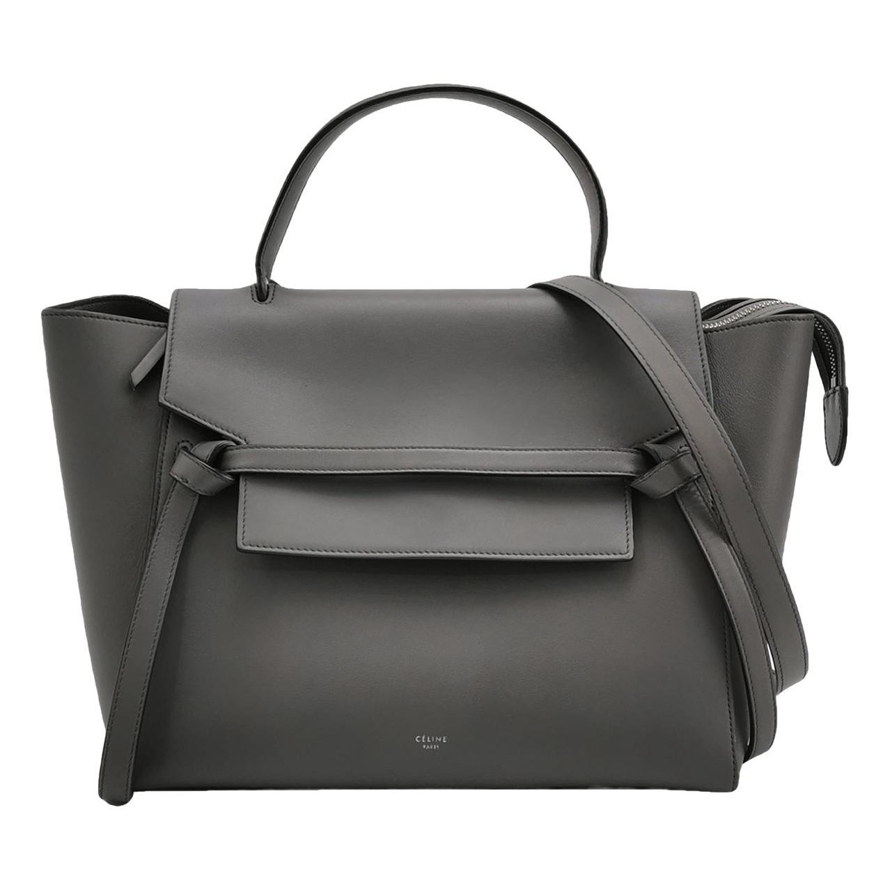 Belt leather handbag