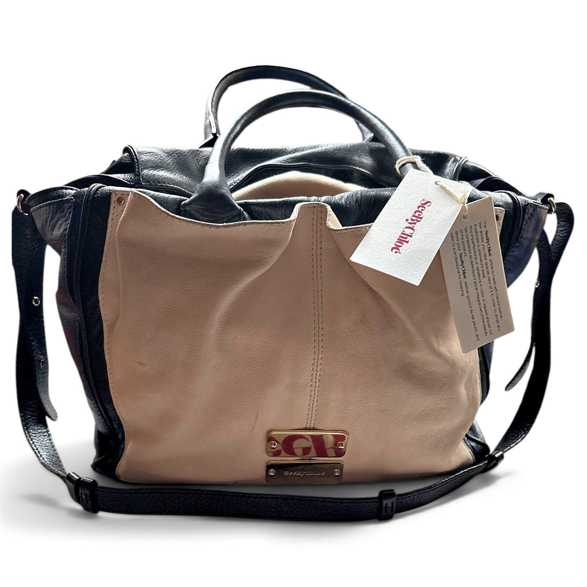 Leather crossbody bag