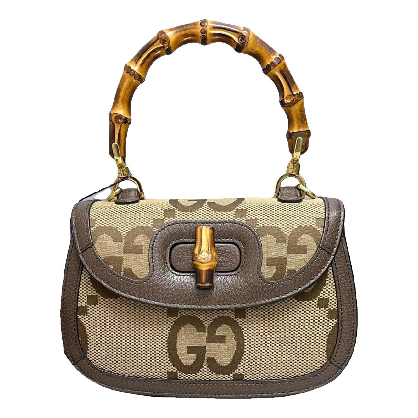 Convertible Bamboo Top Handle cloth handbag