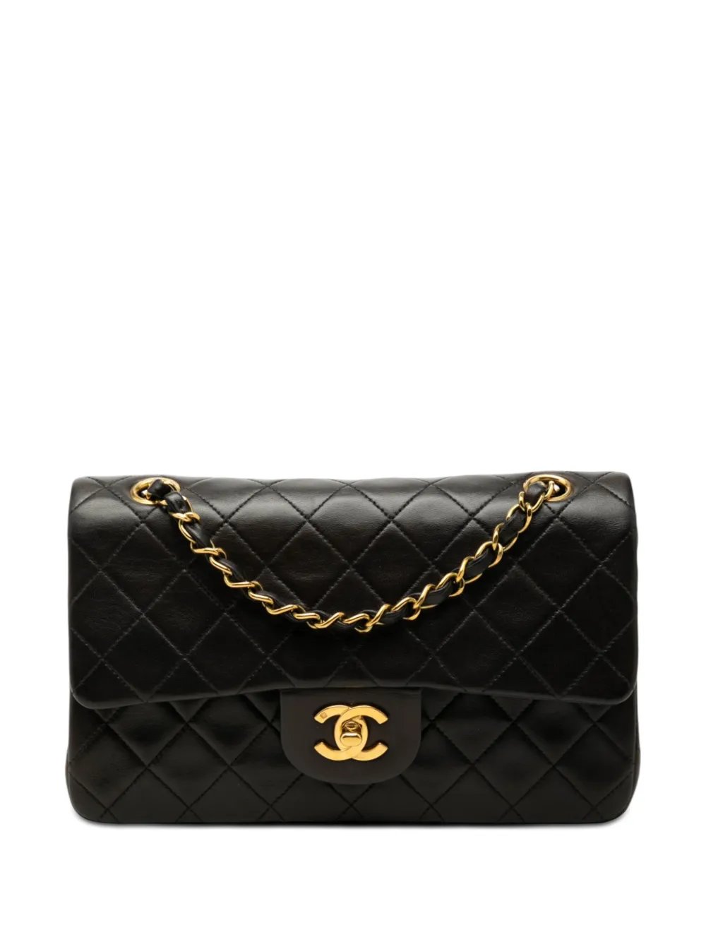 1991-1994 Small Classic Lambskin Double Flap shoulder bag