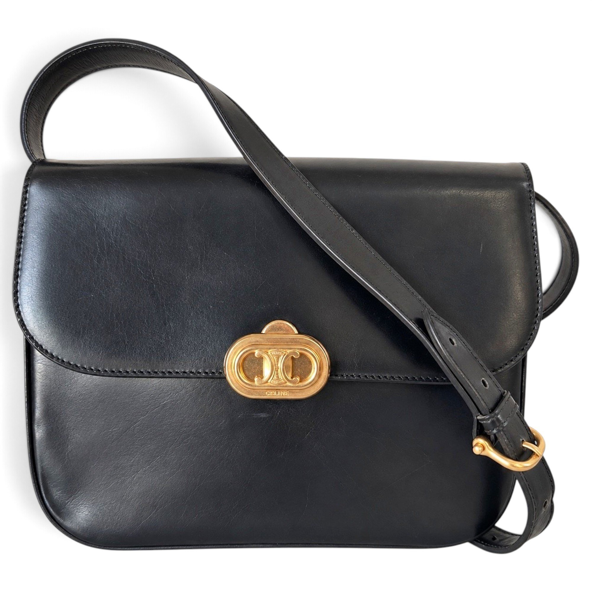 Classic leather handbag