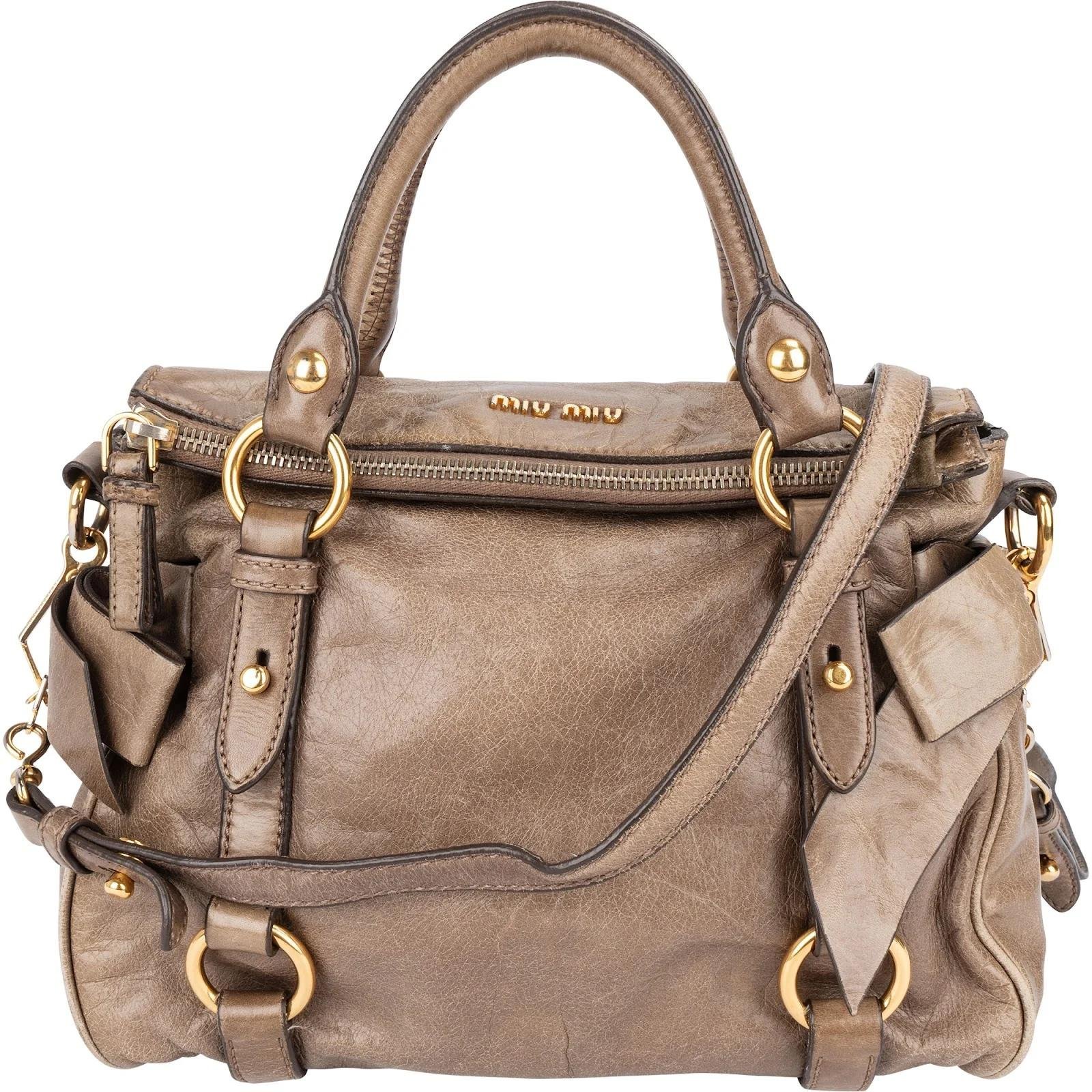 Vitello leather handbag