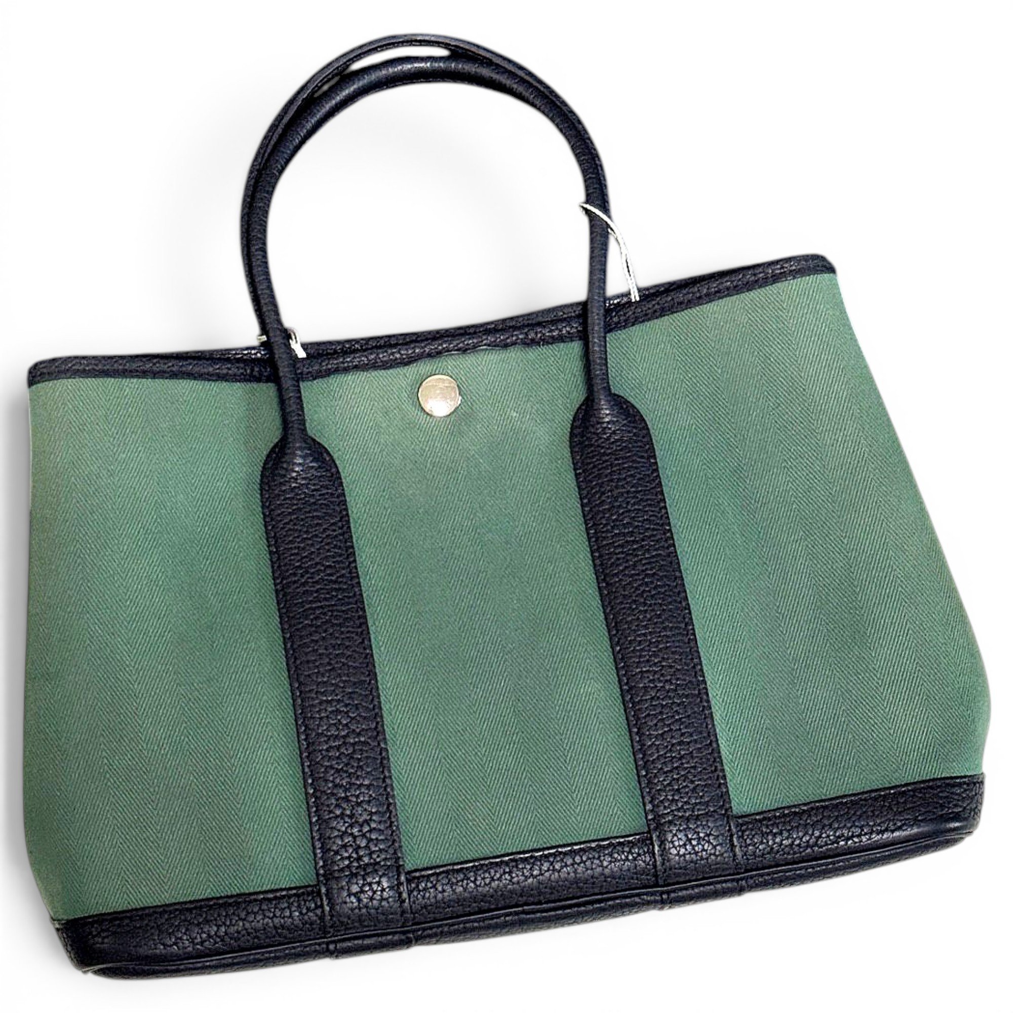Garden Party leather handbag