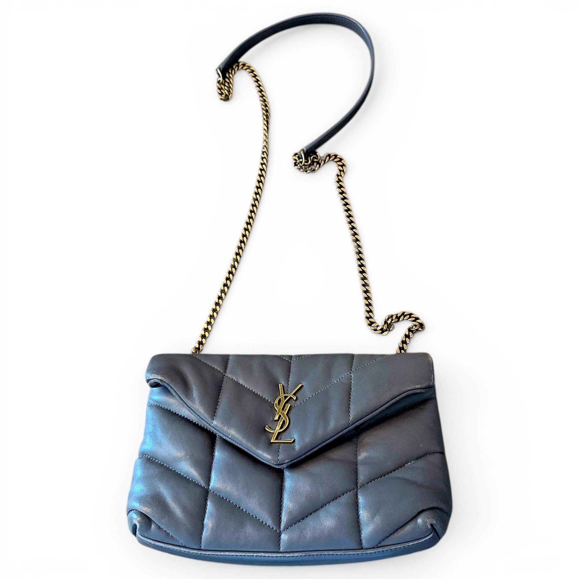 Loulou Puffer leather crossbody bag