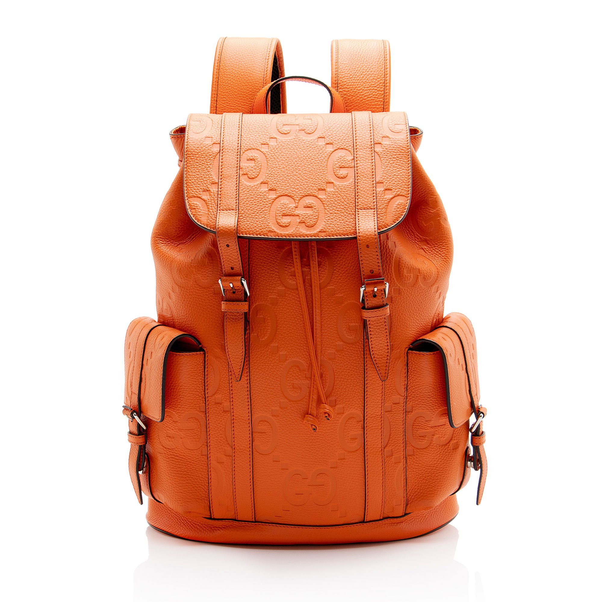 Leather backpack