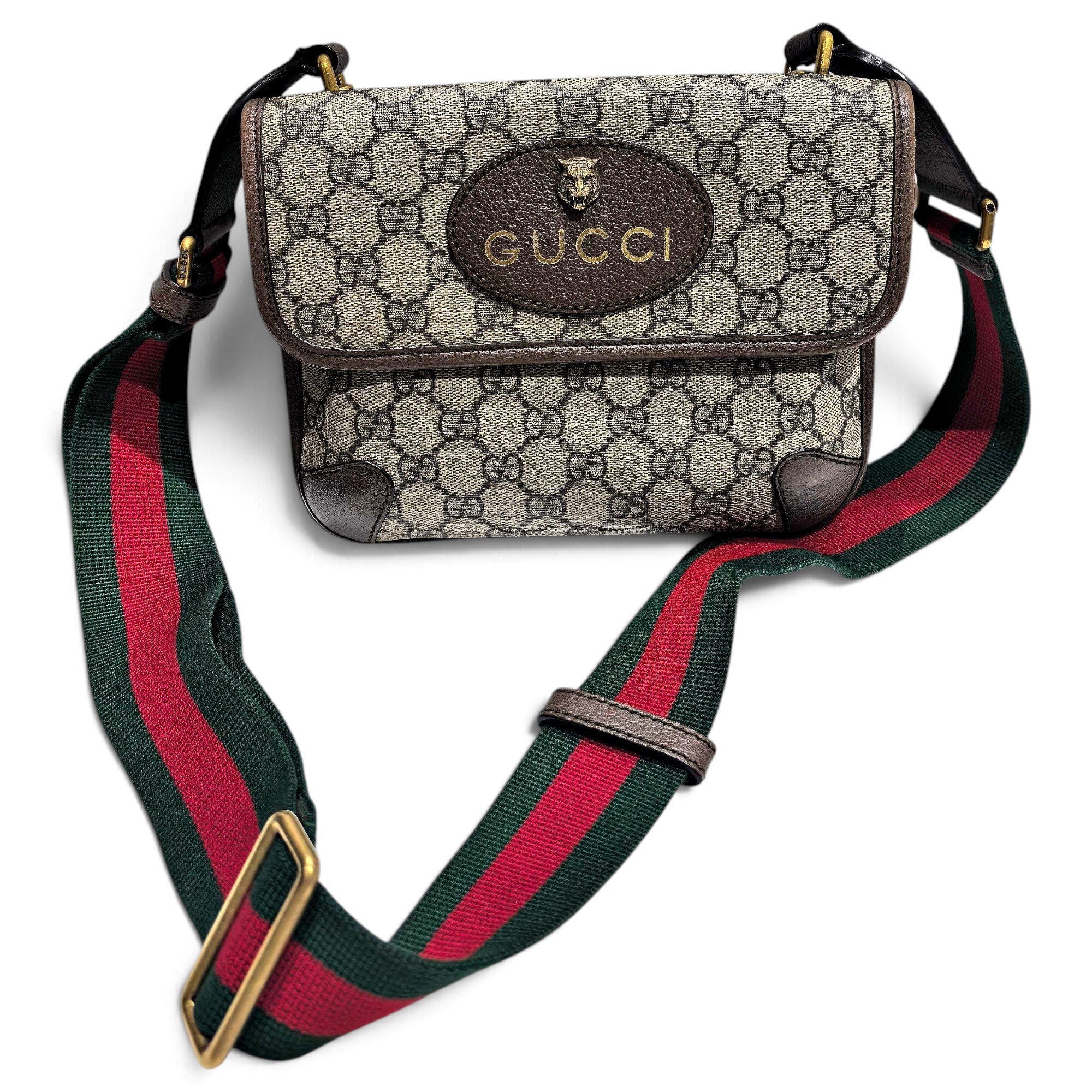 Ophidia cloth crossbody bag