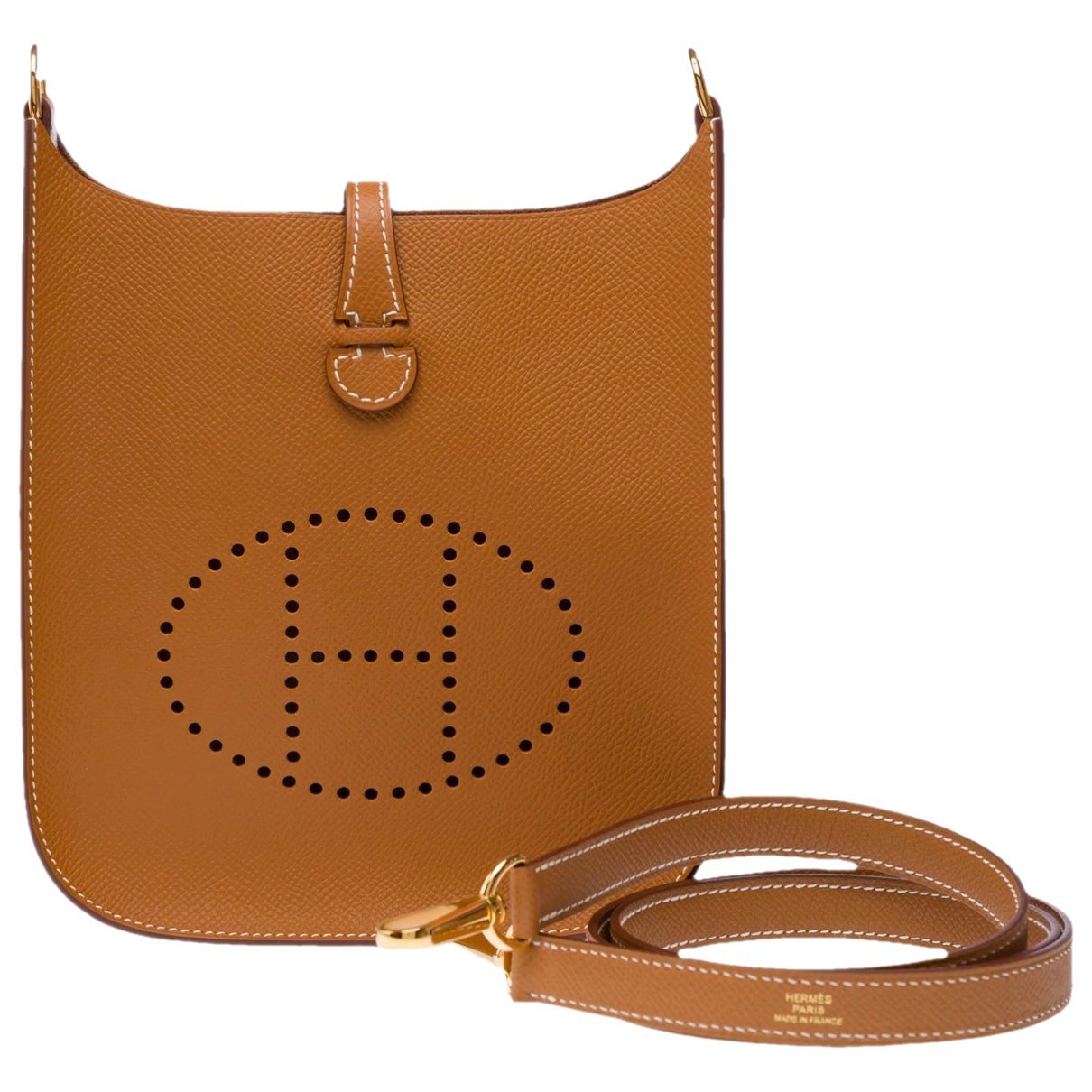 Mini Evelyne leather crossbody bag