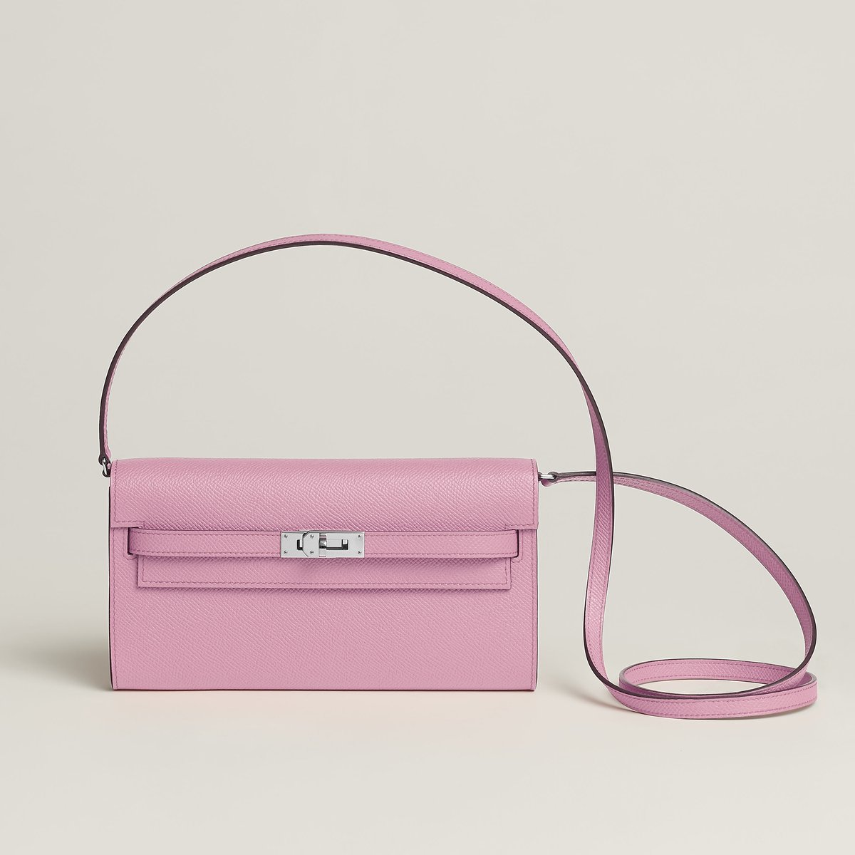 Mauve Sylvestre Kelly Classique to Go Wallet