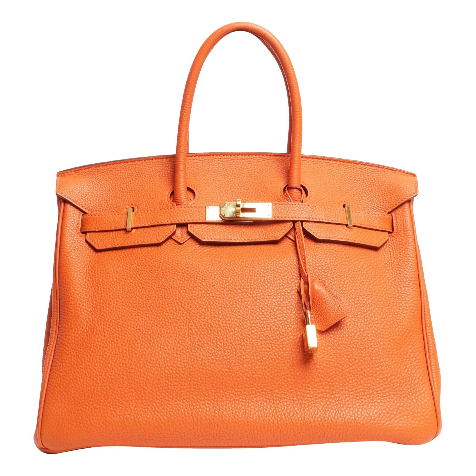 Birkin 35 leather bag