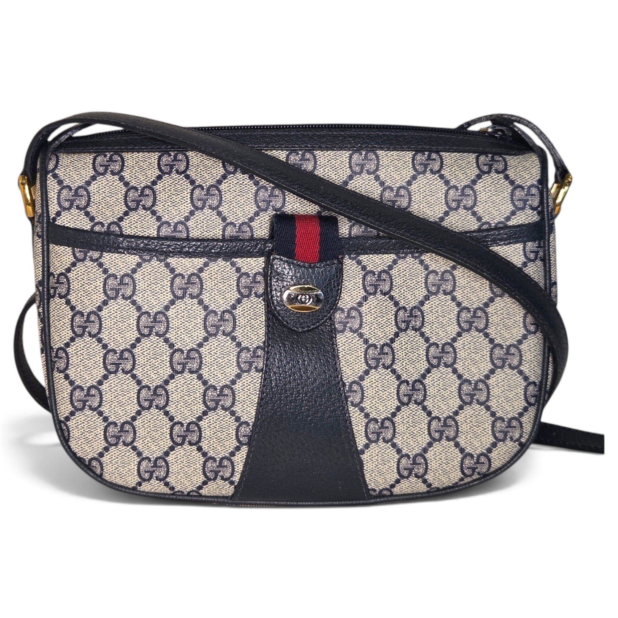 Ophidia leather crossbody bag