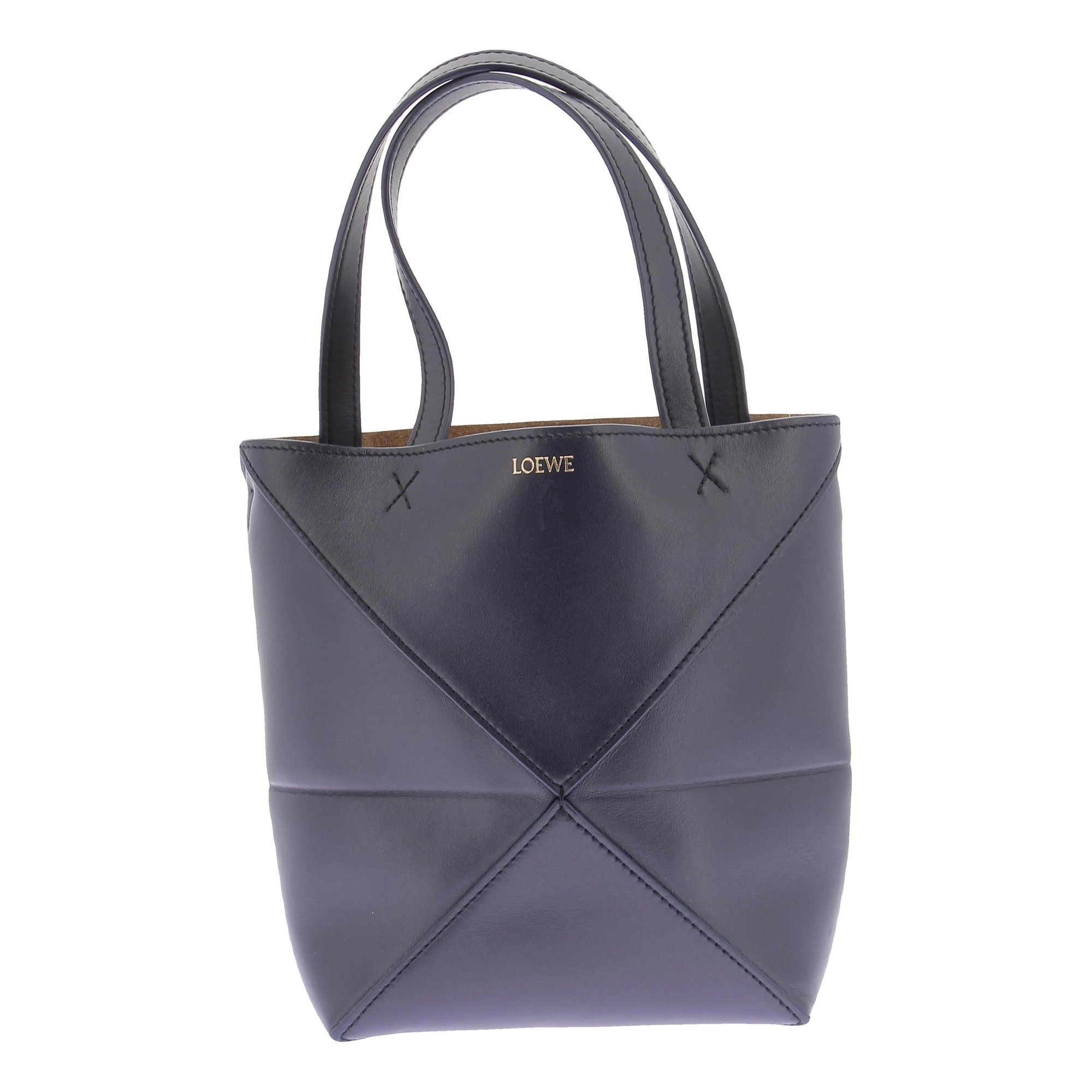 Puzzle leather bag