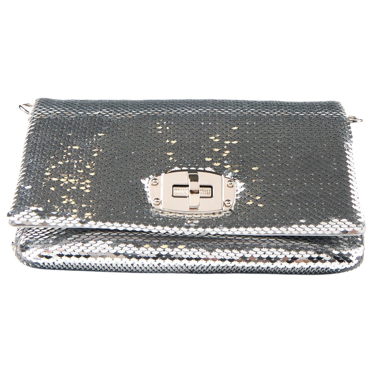 Miu Crystal glitter crossbody bag