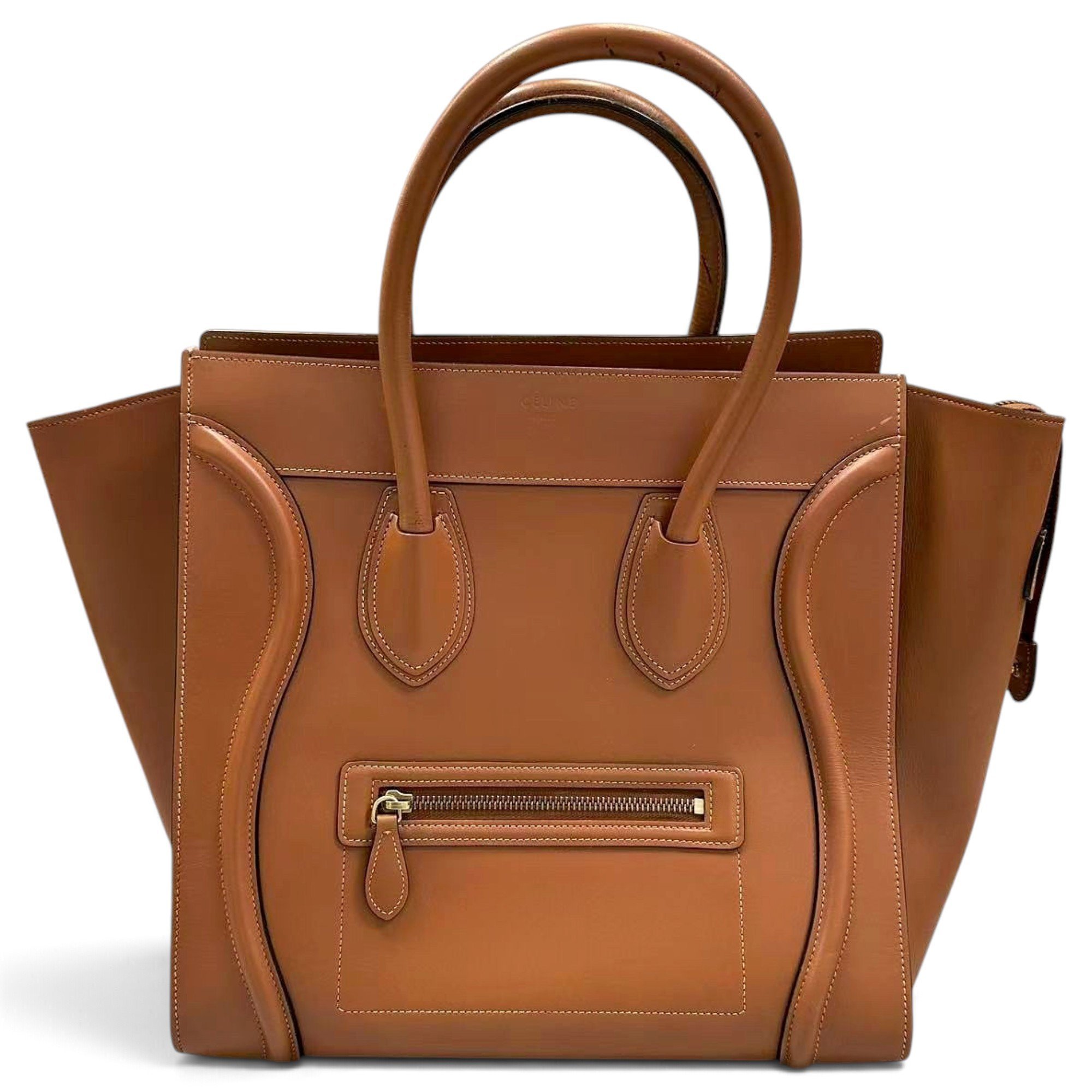 Luggage leather handbag