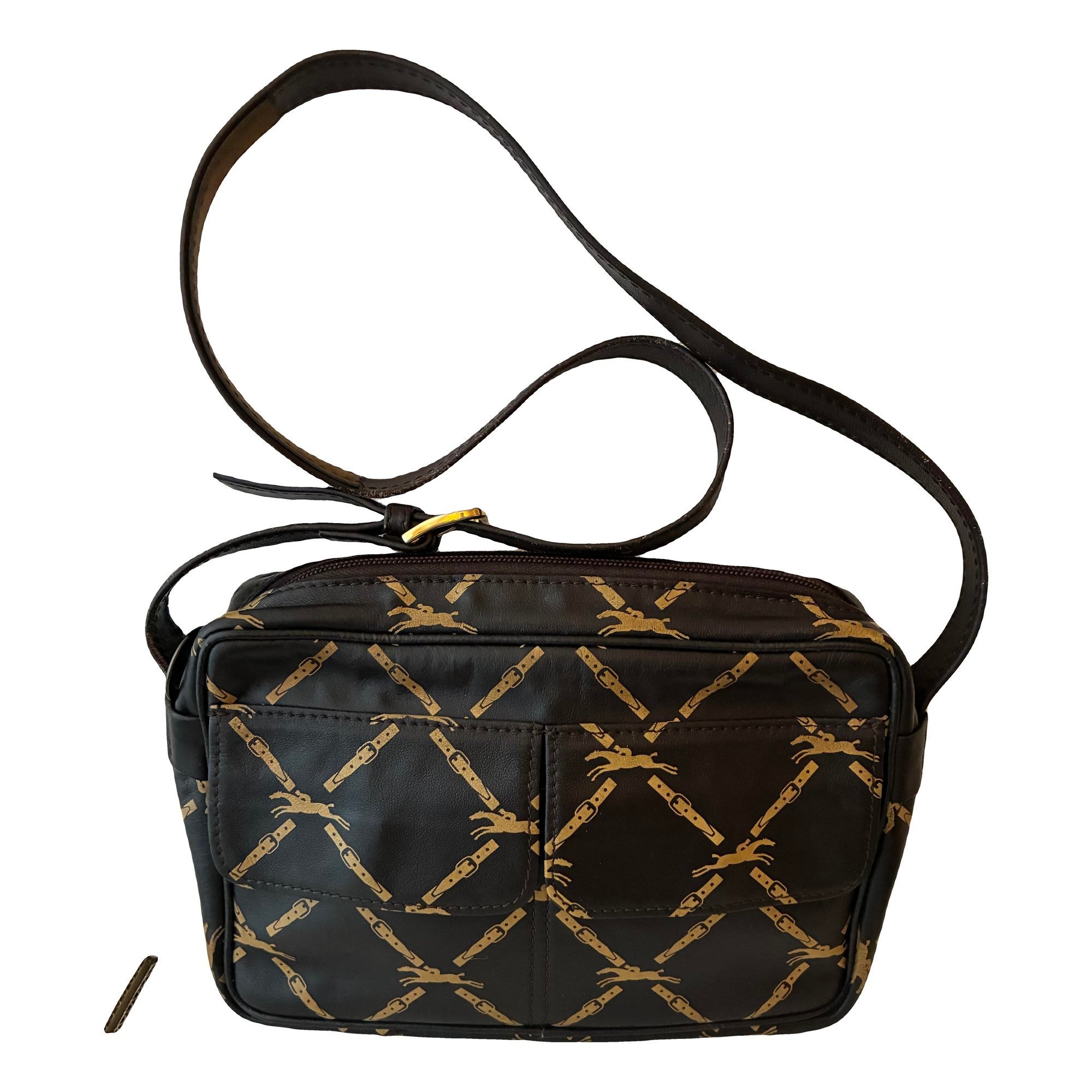 Leather crossbody bag