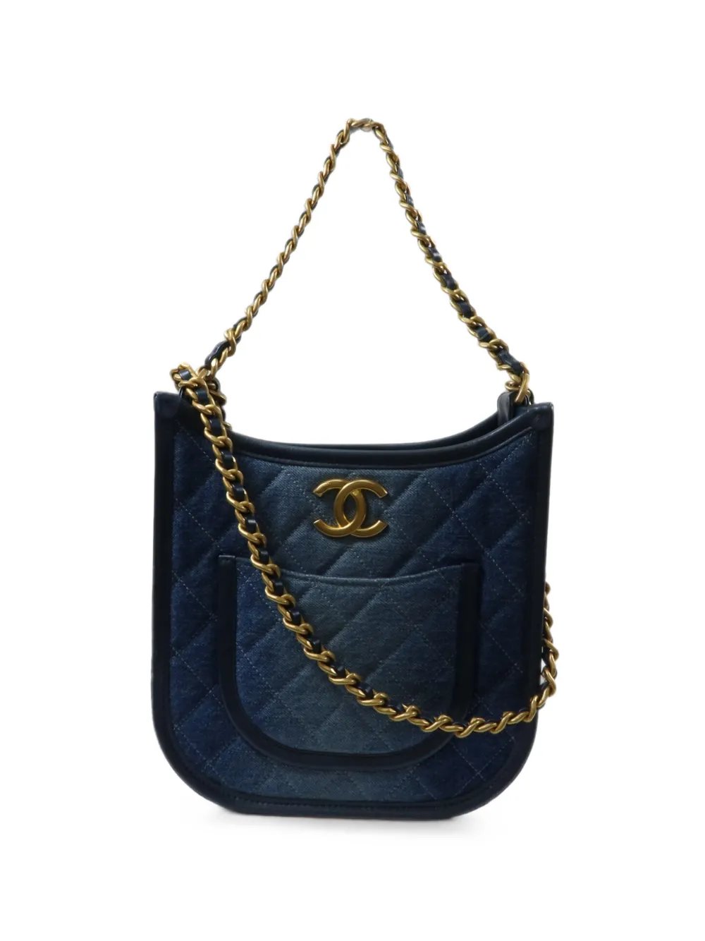 CC quilted shoulder bag