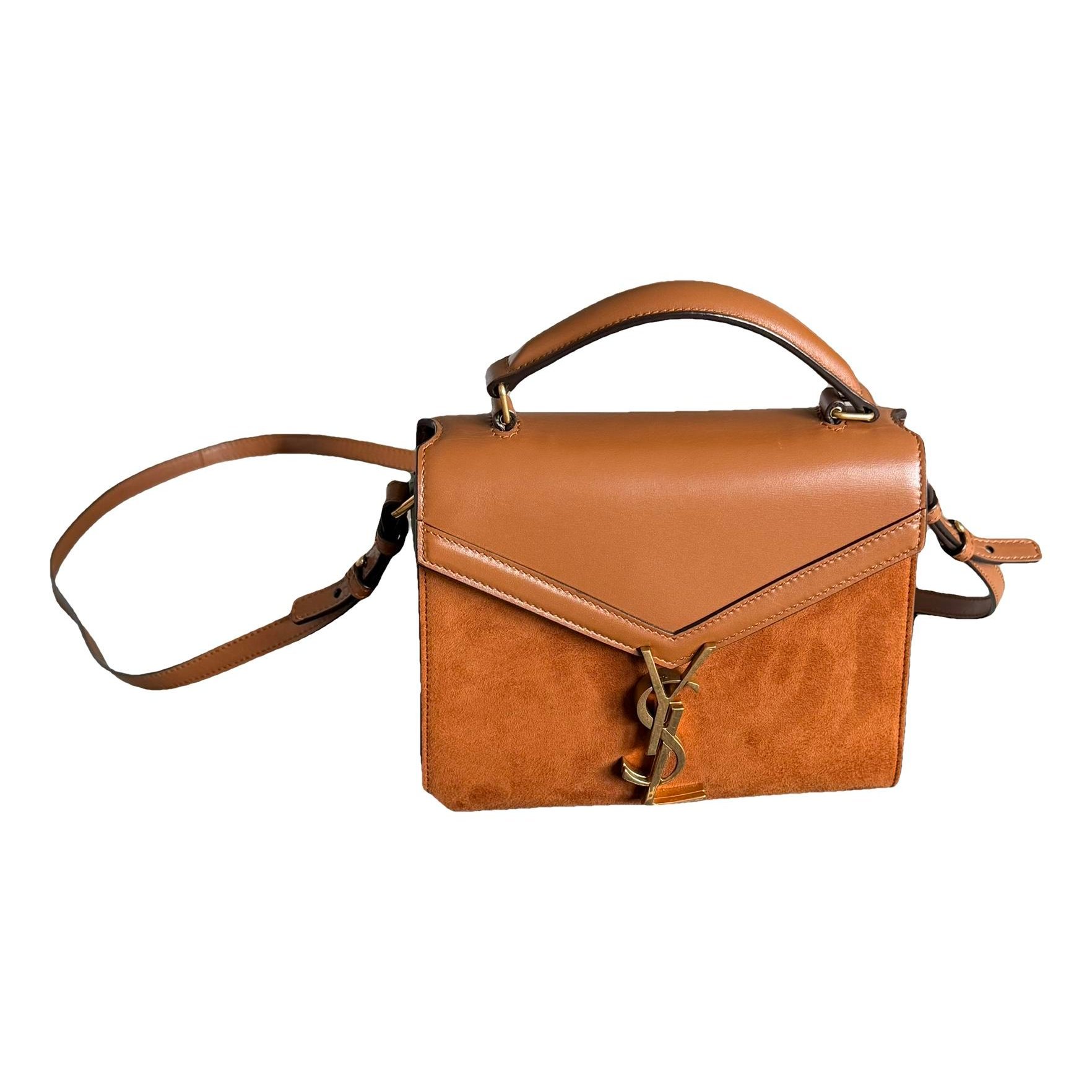 Cassandra Top Handle leather crossbody bag