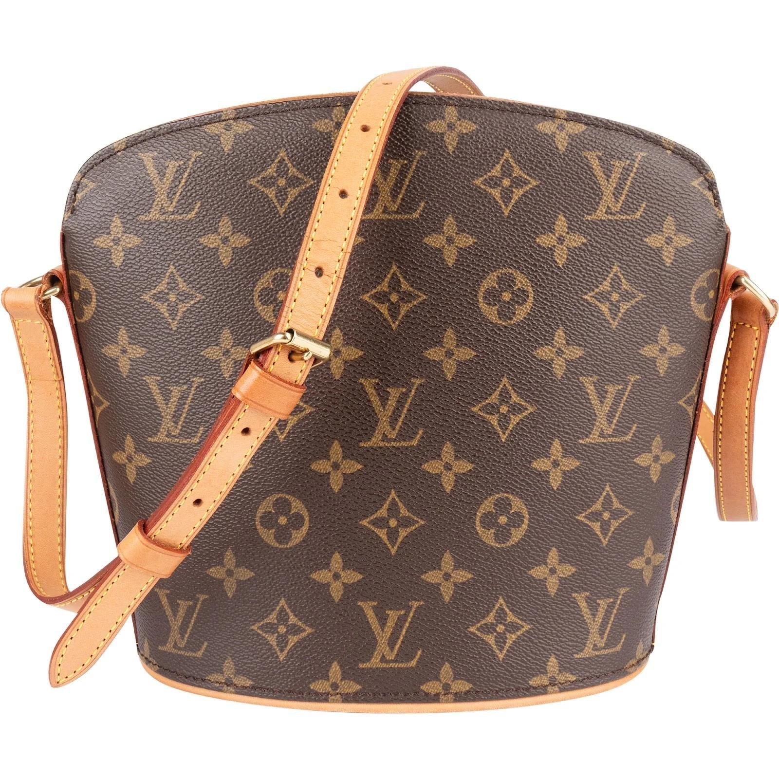 Drouot leather crossbody bag