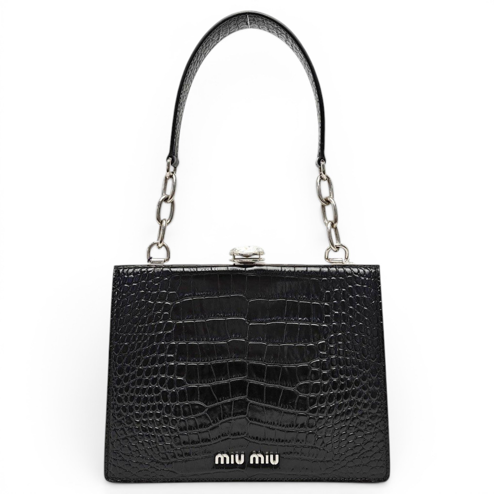Leather handbag