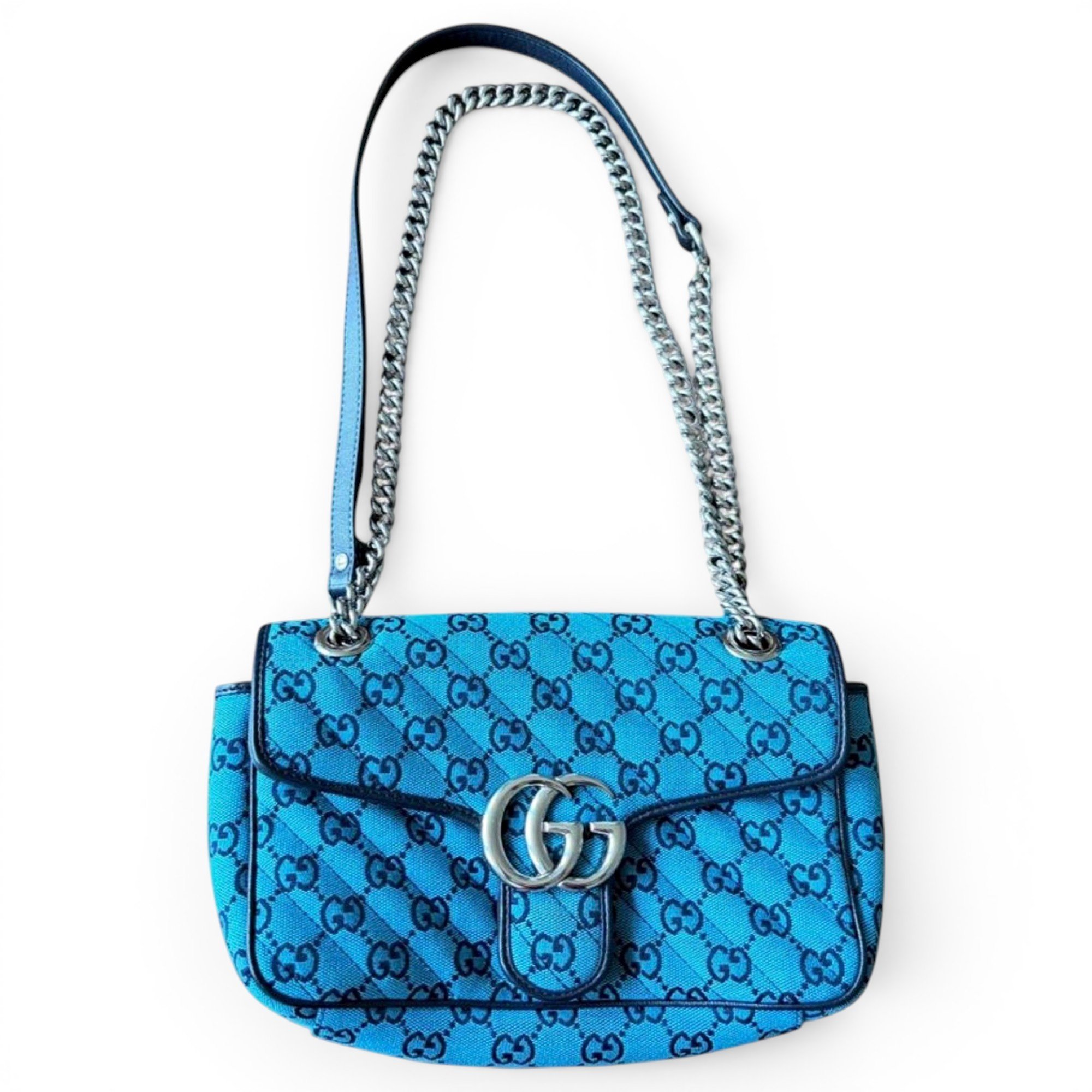 GG Marmont Chain Matelasse cloth handbag