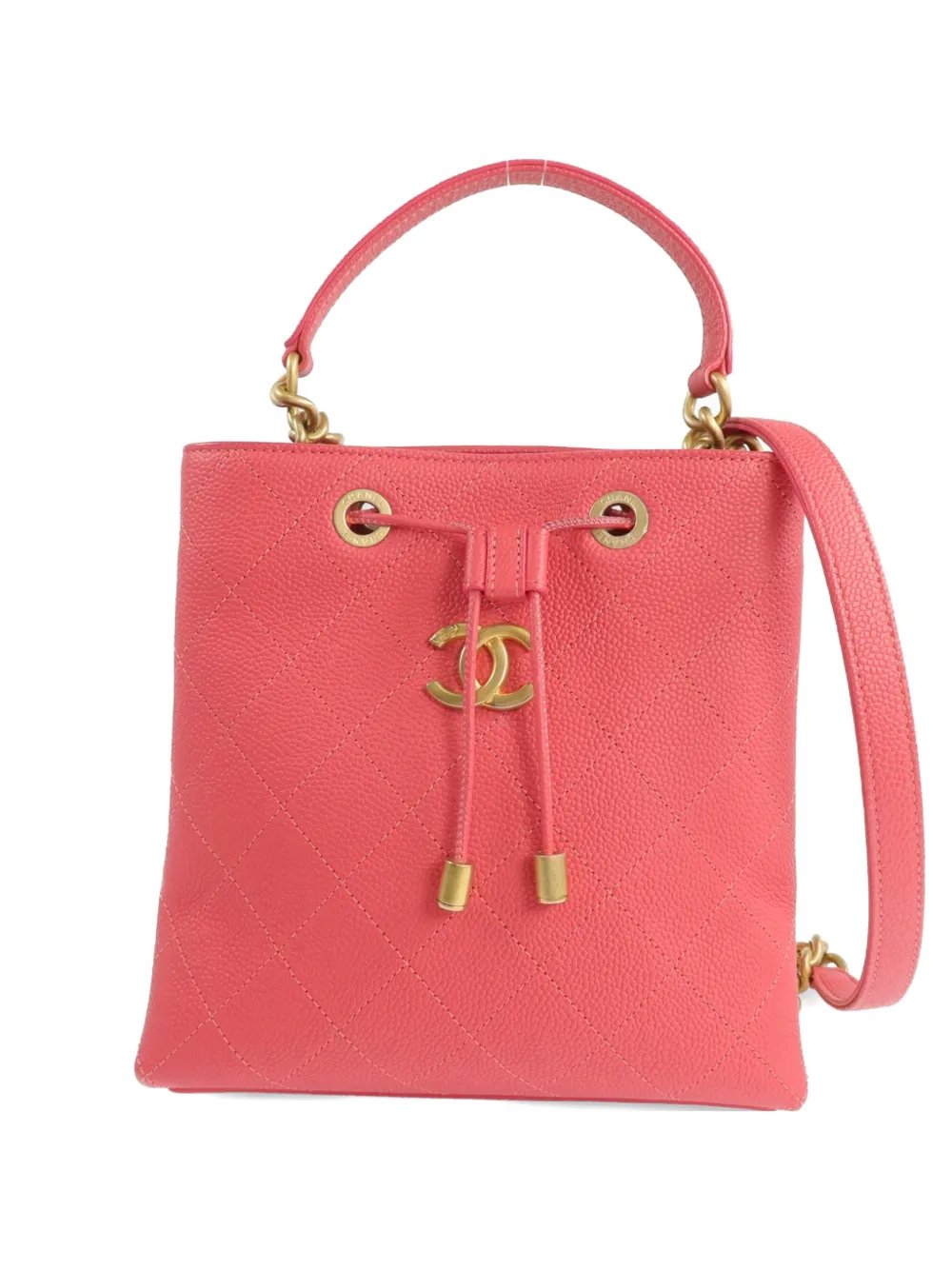 CC drawstring shoulder bag