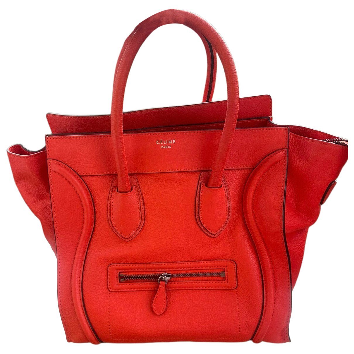 Luggage leather handbag